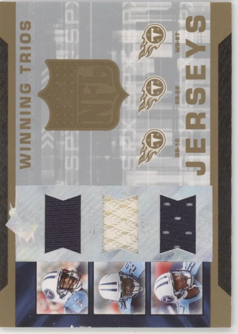 Young / Brown / Given 2007 Upper Deck SPX Winning Trios Swatches #WT-YBH