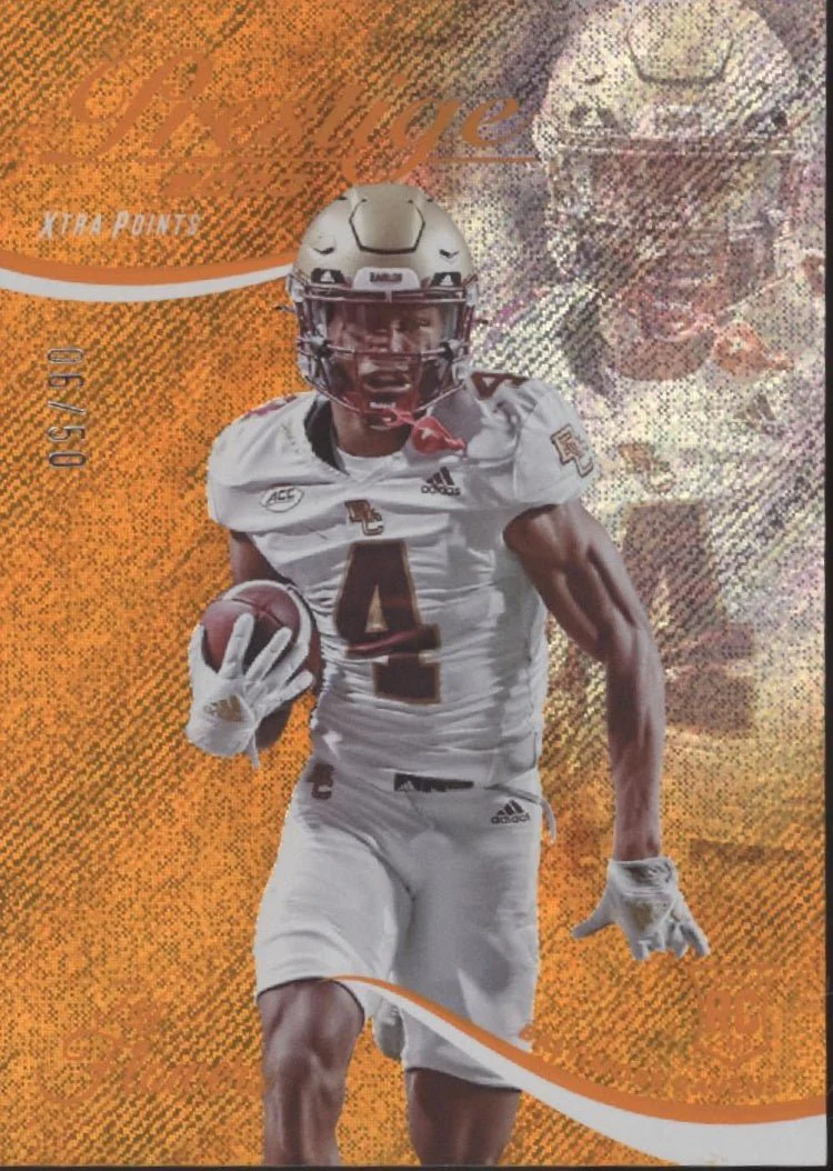 Zay Flowers 2023 Panini Prestige Xtra Points Orange 06/50 #390