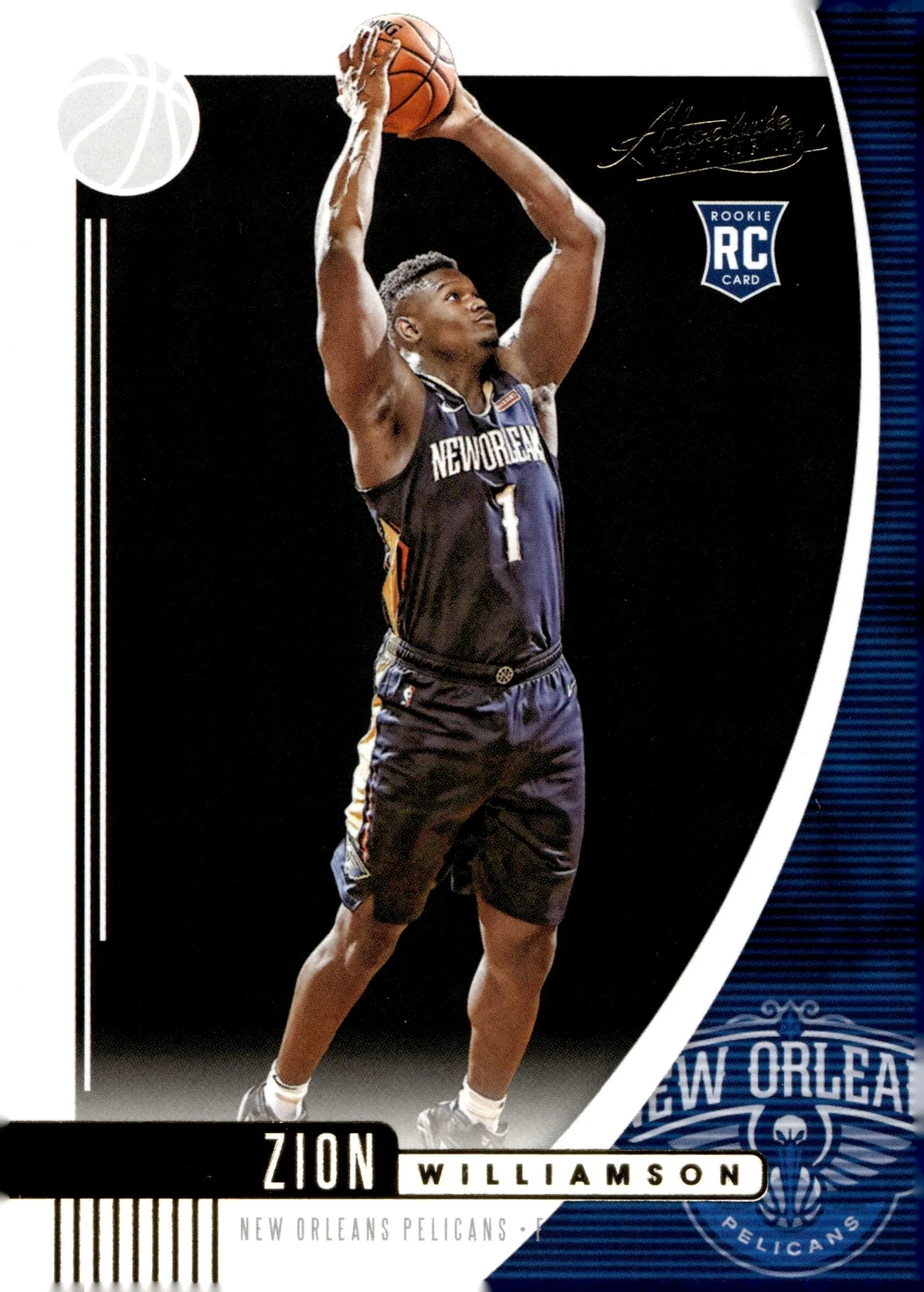 Zion Williamson 2019-20 Panini Absolute Memorabilia RC #16