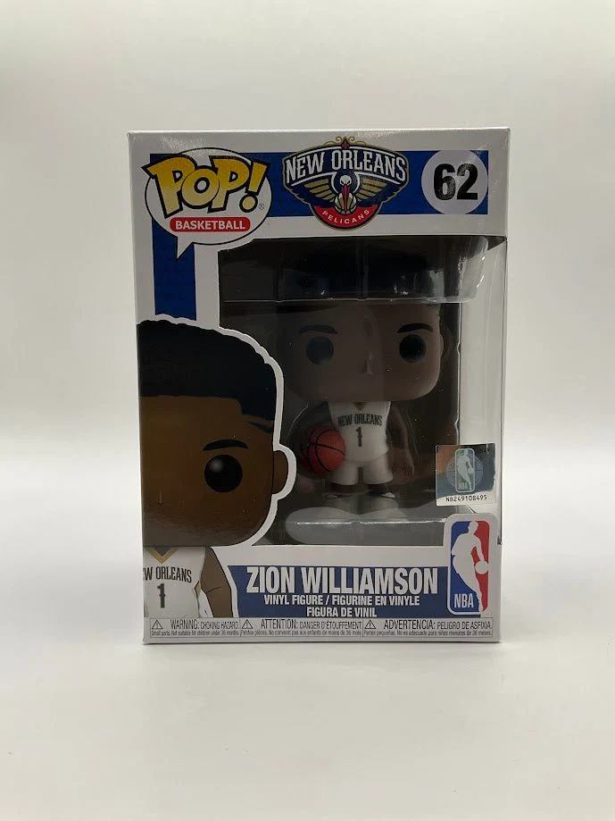 Zion Williamson Funko Pop! New Orleans Pelicans #62